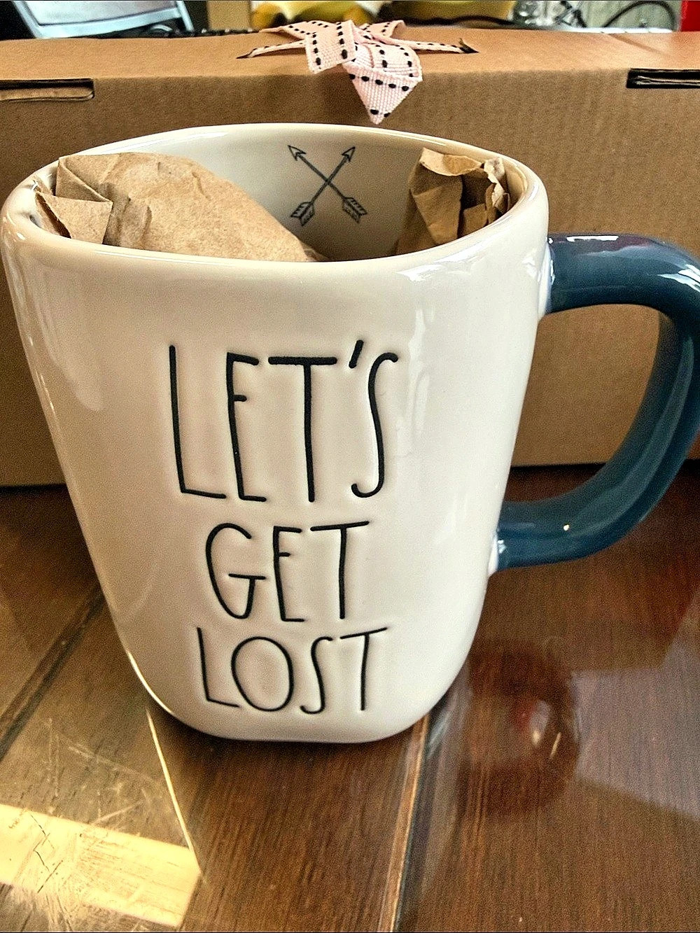 Rae Dunn “Let's Get Lost” Mug